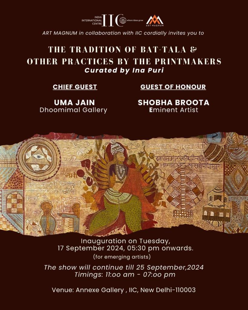 The Tradition of Bat-tala & Other Practices by the Printmakers