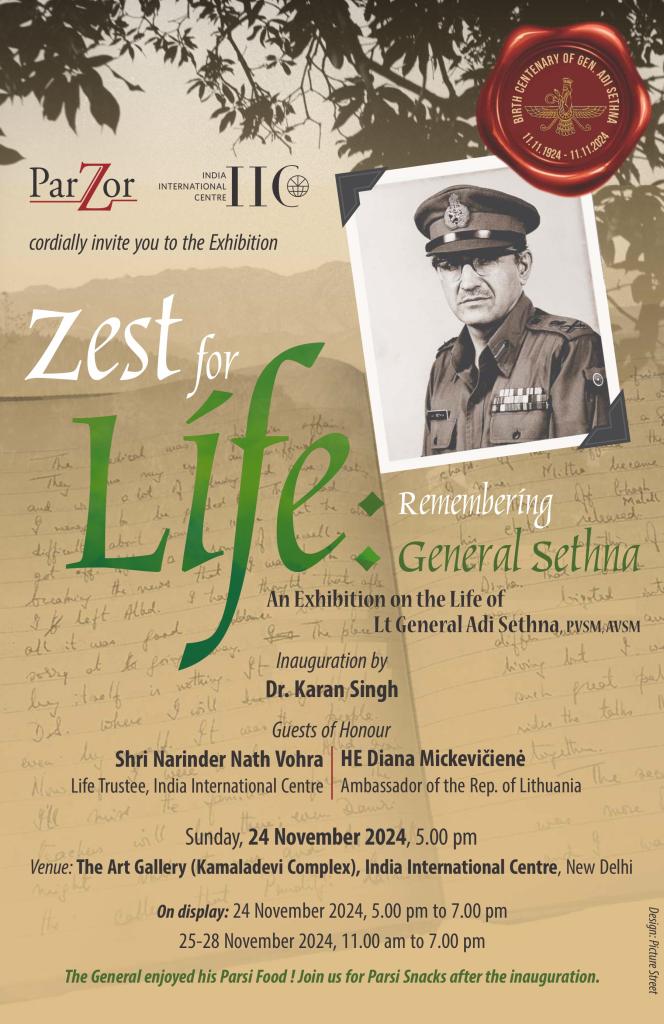 Zest for Life: Remembering General Sethna