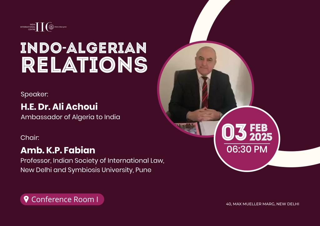 Indo-Algerian Relations