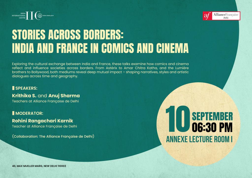 Stories Across Borders: India and France in Comics and Cinema