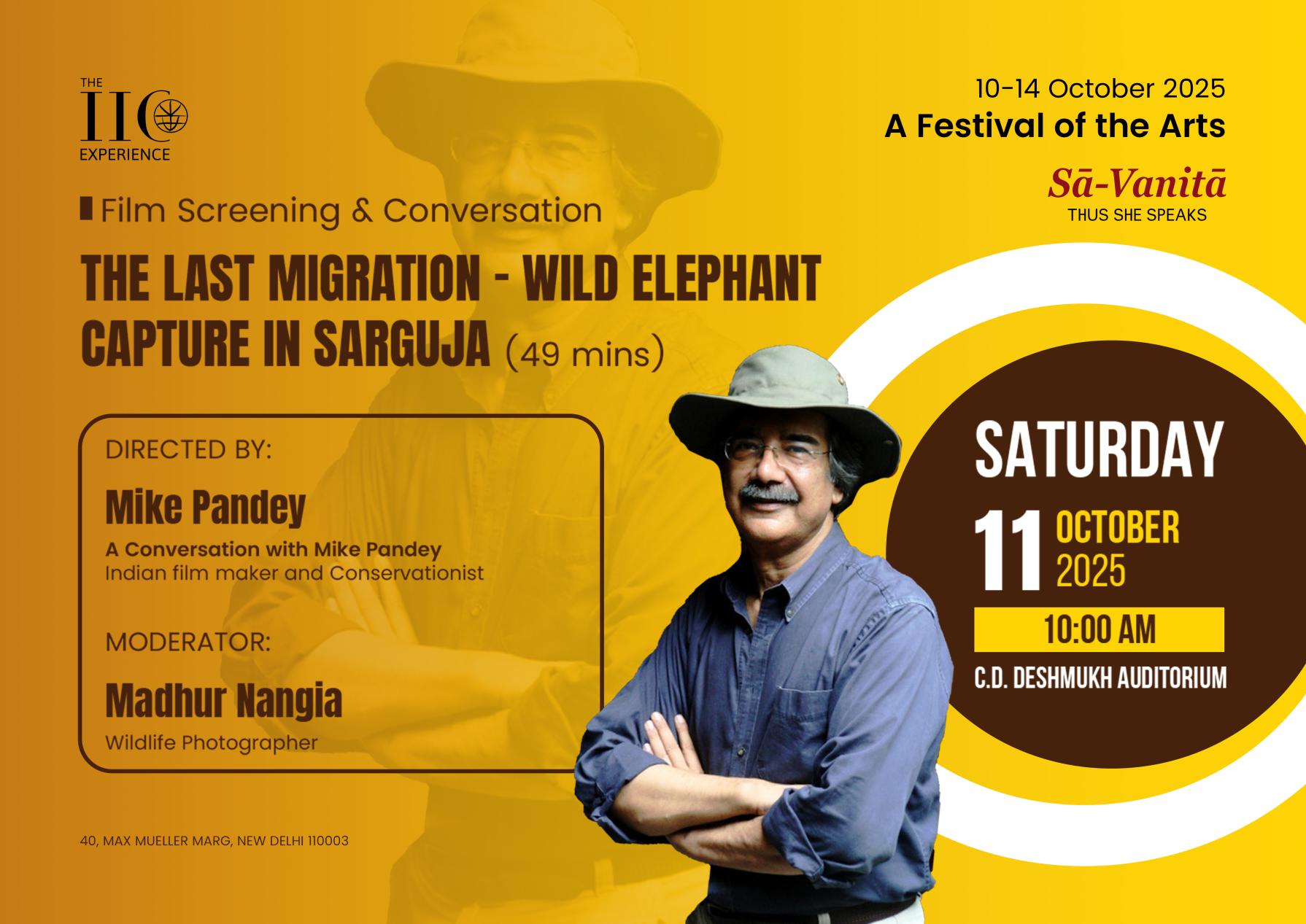 THE IIC EXPERIENCE: A FESTIVAL OF THE ARTS – 10TH TO 14TH OCTOBER 2025