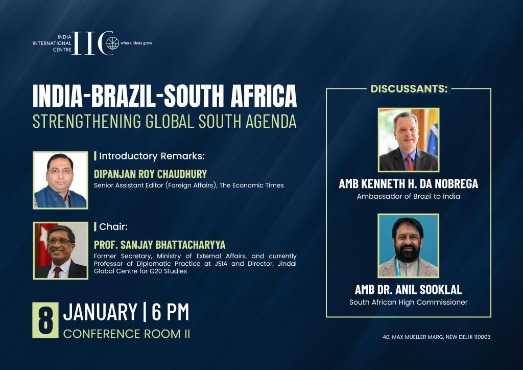 India-Brazil-South Africa: Strengthening Global South Agenda