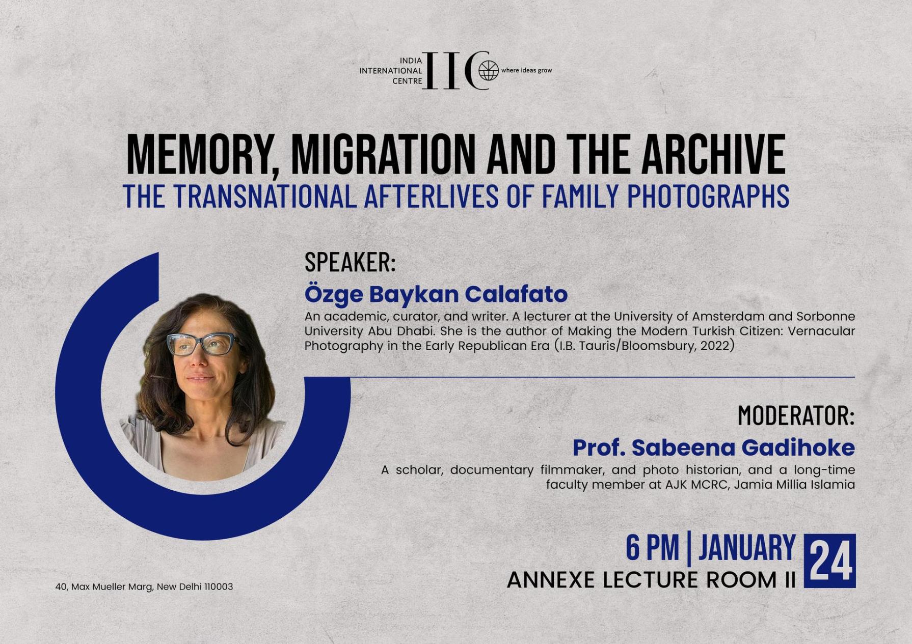 Memory, Migration and the Archive: The Transnational Afterlives of Family Photographs