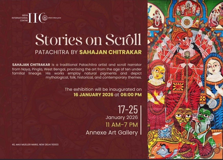 EXHIBITION- Stories on Scroll: Patachitra by Sahajan Chitrakar