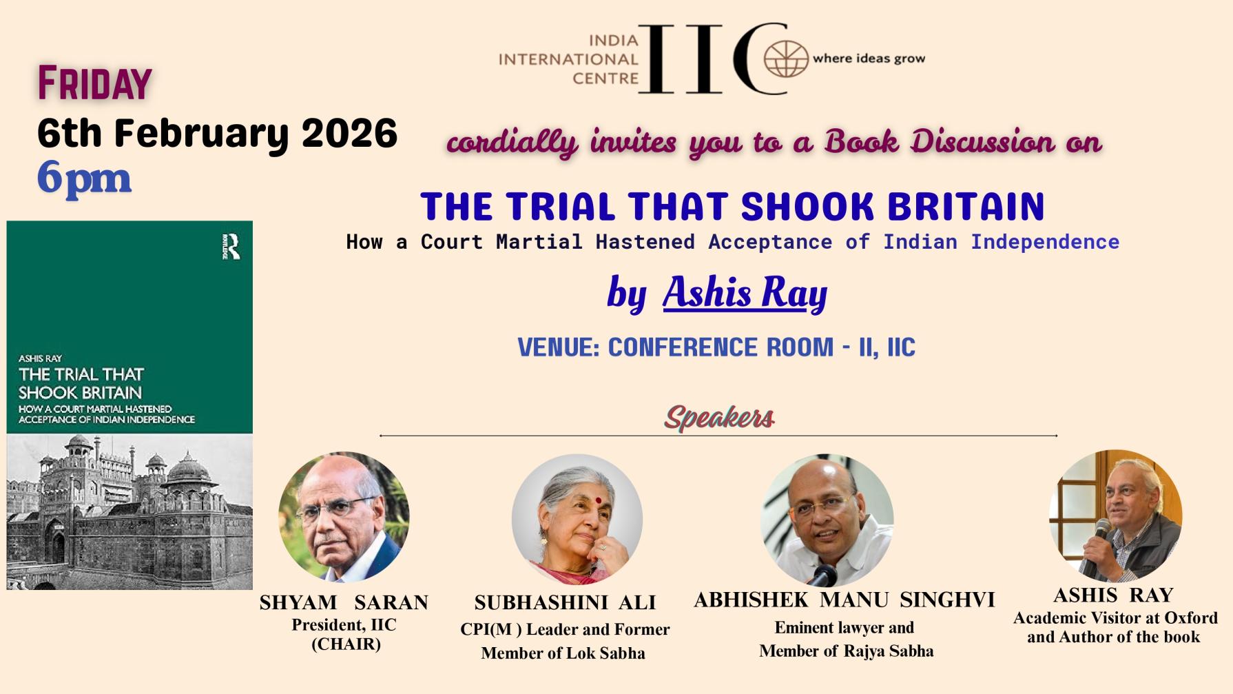 BOOK DISCUSSION GROUP- The Trial That Shook Britain