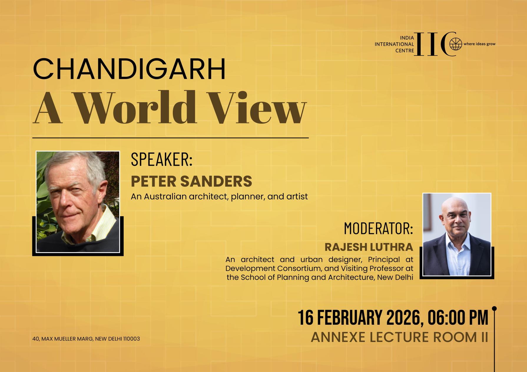 Chandigarh – A World View