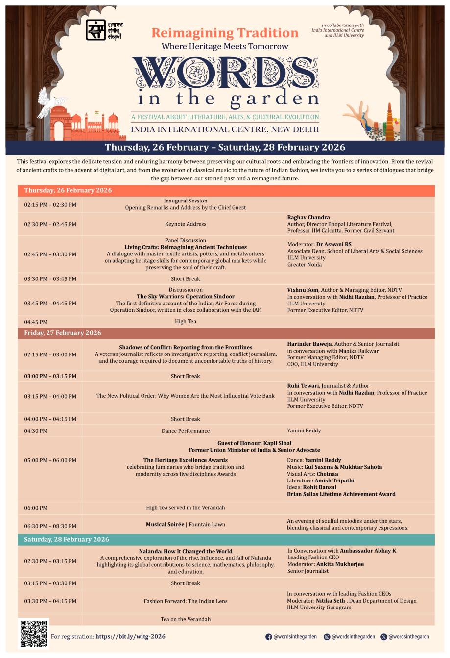 Words in the Garden: A Celebration of Literature, Arts and Ideas