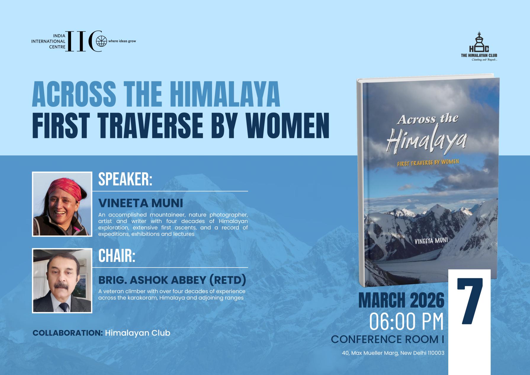 Across the Himalaya – First Traverse by Women