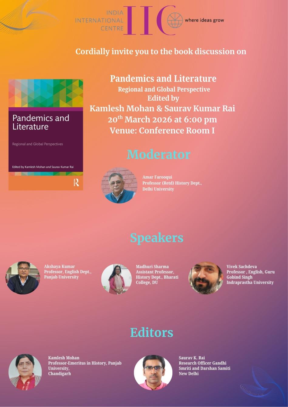 BOOK DISCUSSION GROUP  -Pandemics and Literature