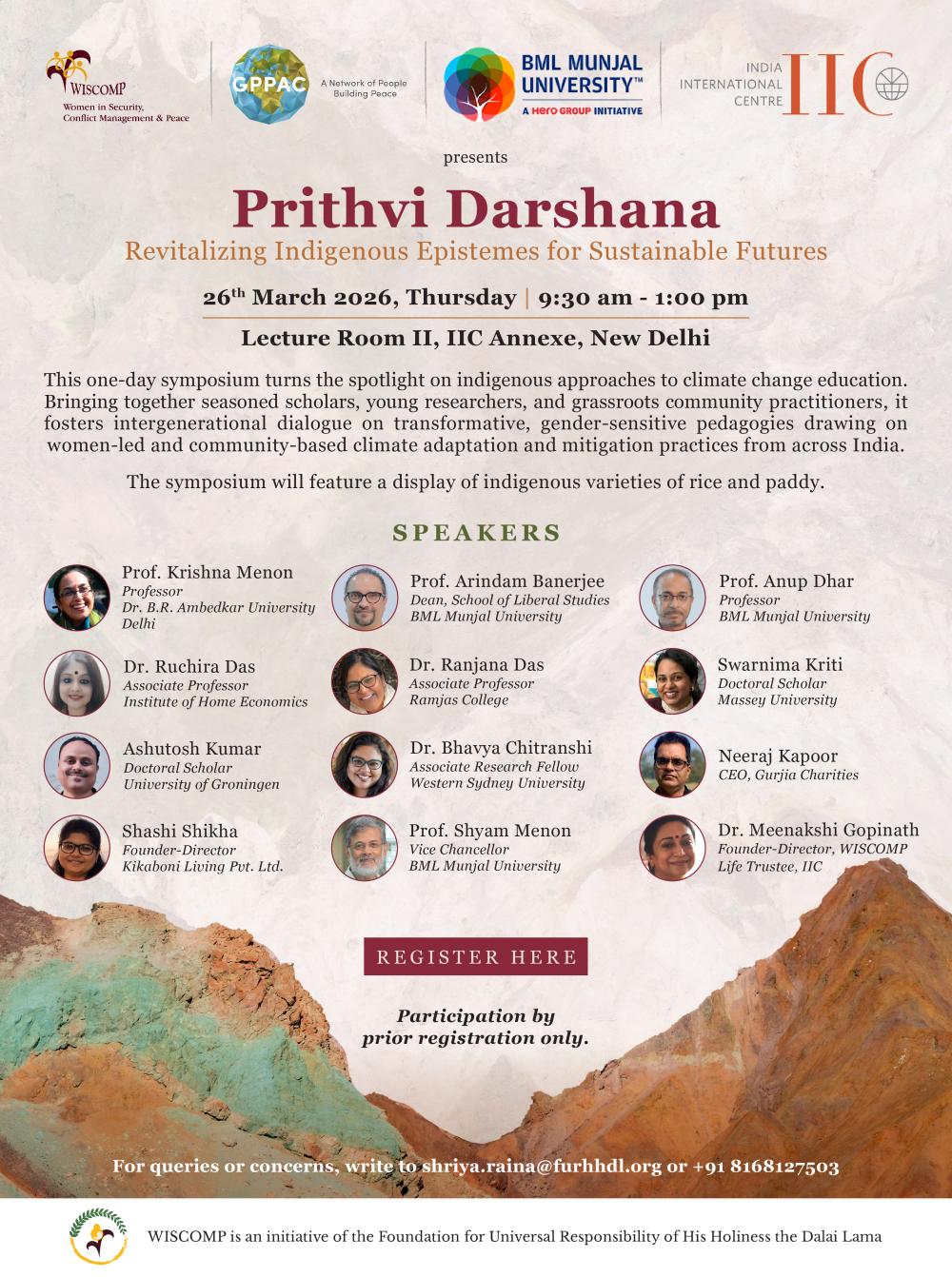 Prithvi Darshana: Revitalizing Indigenous Epistemes for Sustainable Futures