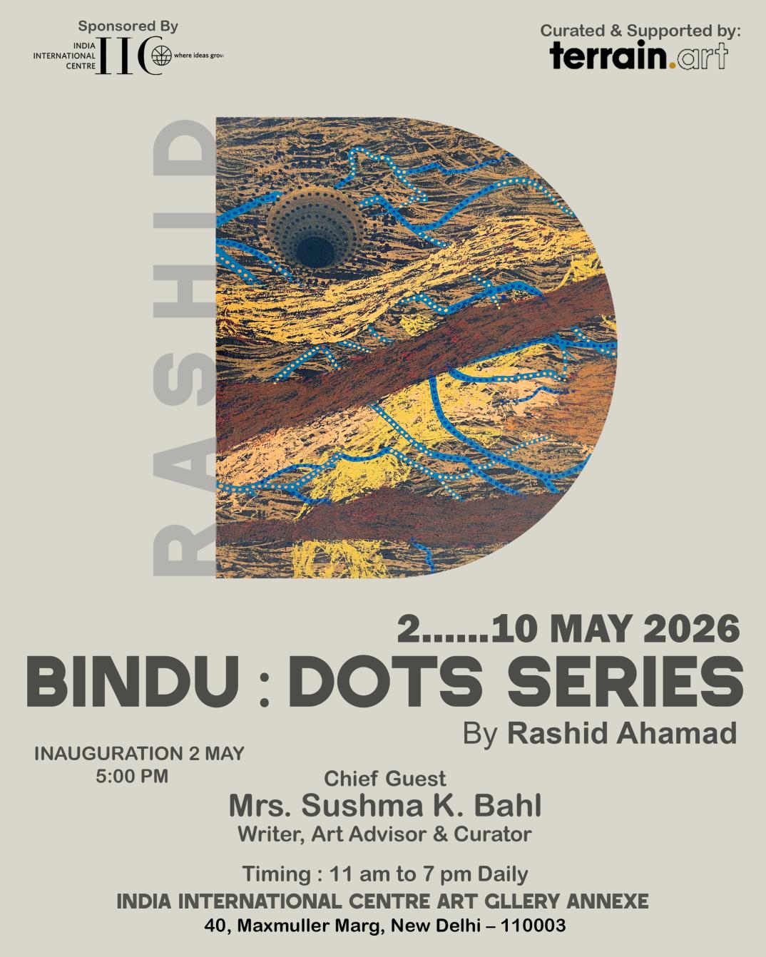 exhibition- Bindu: Dots Series by Rashid Ahamad