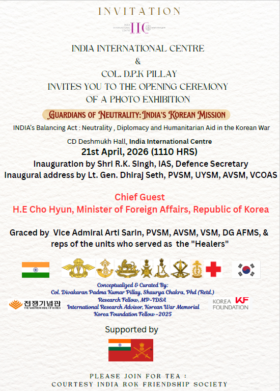 The Architects of Peace: India’s Decisive but forgotten Role in the Korean War