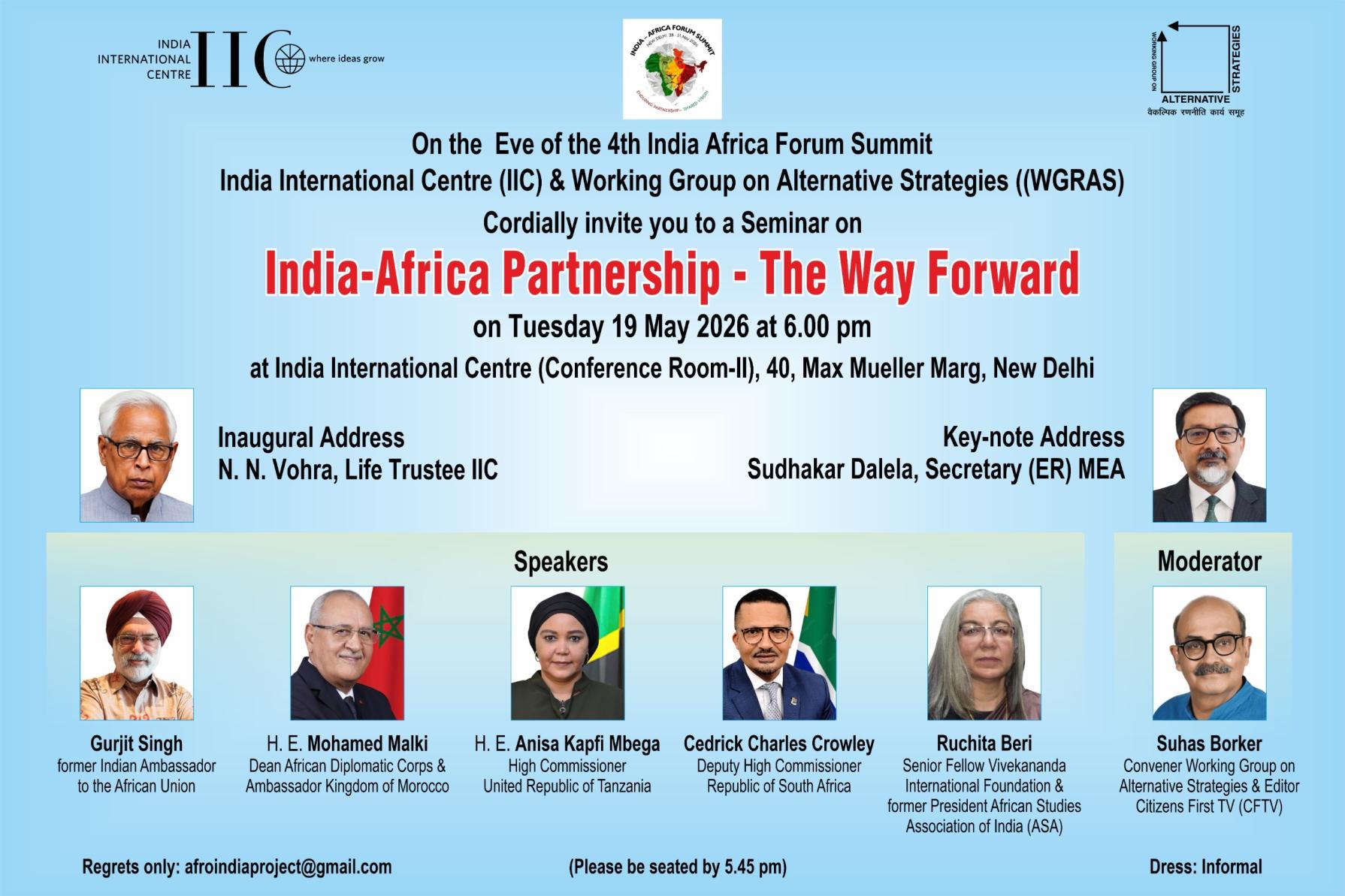India-Africa Partnership - The Way Forward
