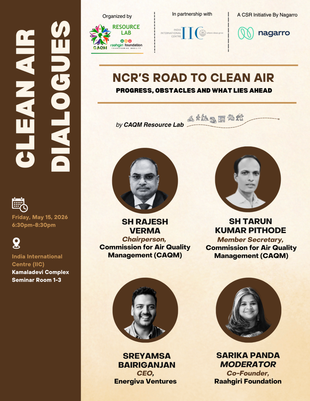 CLEAN AIR DIALOGUES NCR’s Road to Clean Air: Progress, Obstacles and What Lies Ahead