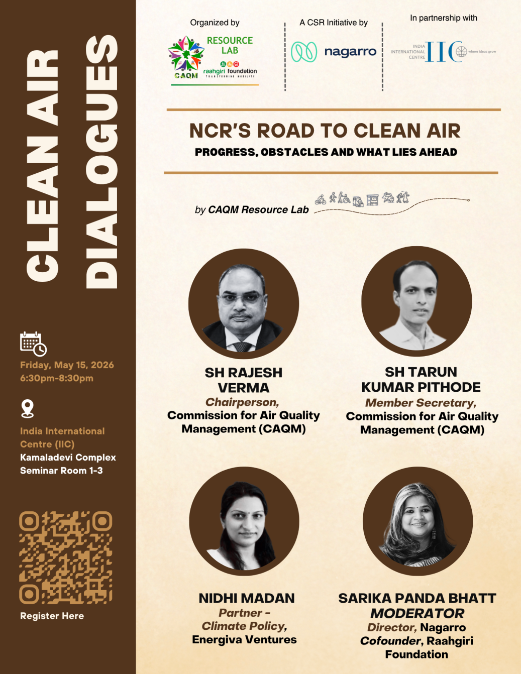 CLEAN AIR DIALOGUES NCR’s Road to Clean Air: Progress, Obstacles and What Lies Ahead