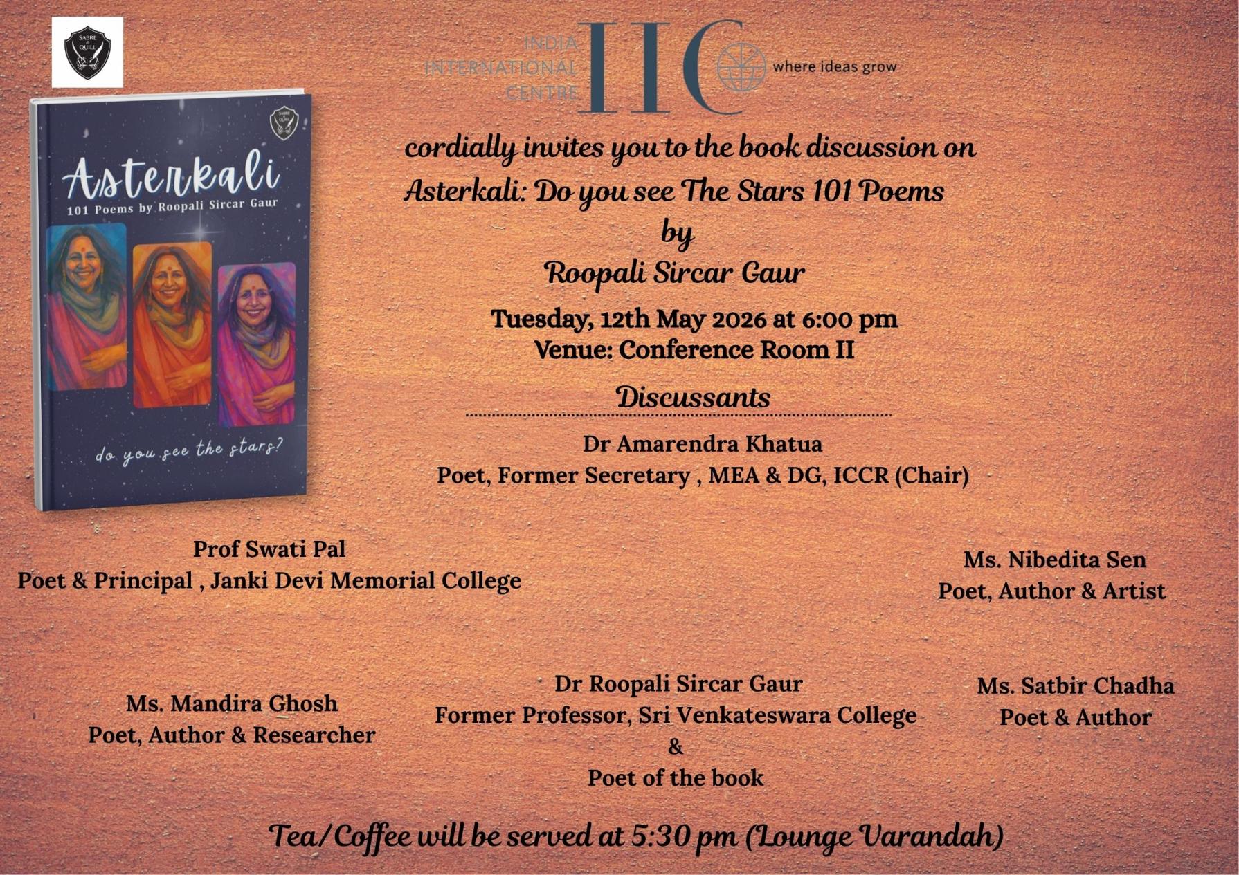 BOOK DISCUSSION GROUP - Asterkali: 101 poems