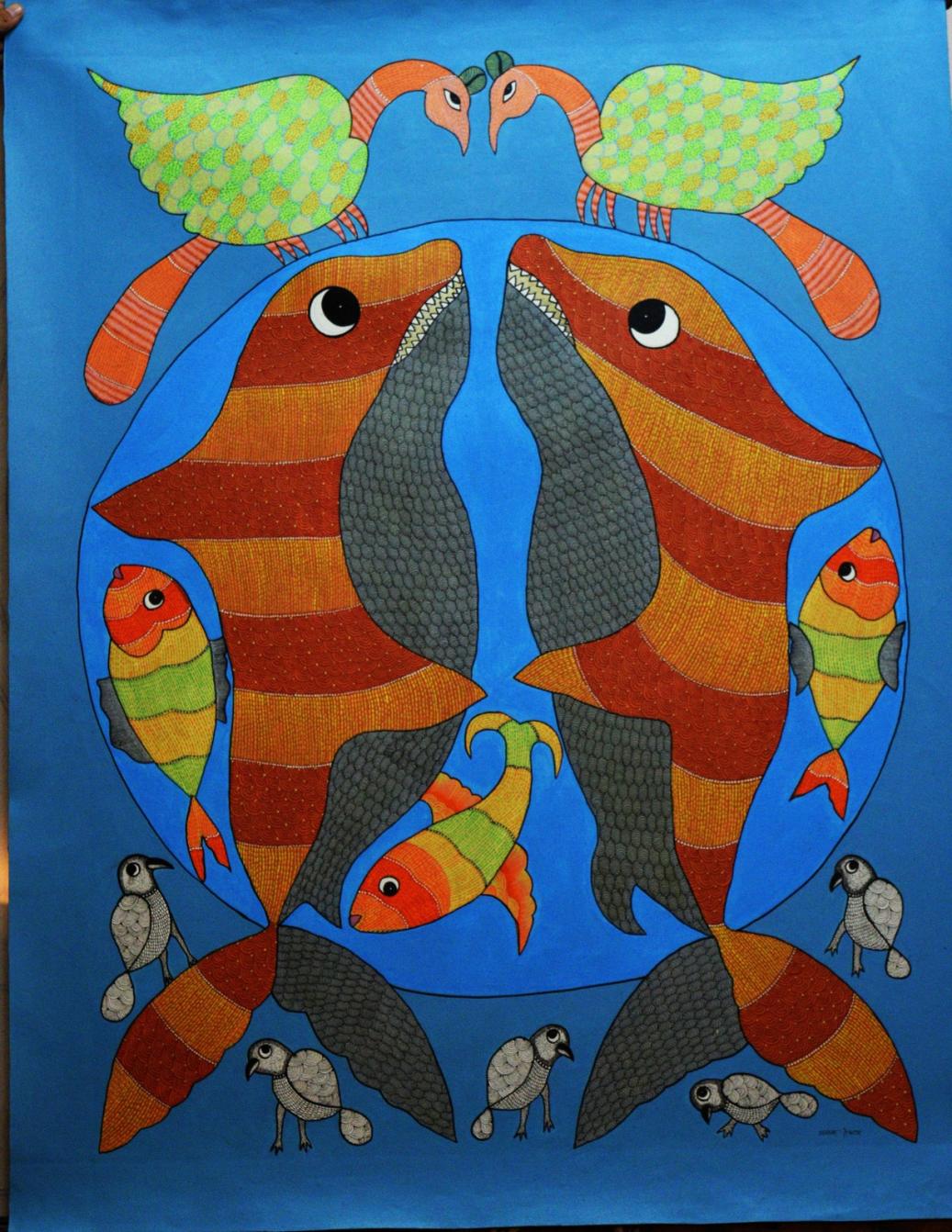 <span>Exhibition- Gond Pradhans of Patangarh: A Dynamic New Art Taking Roots</span>
