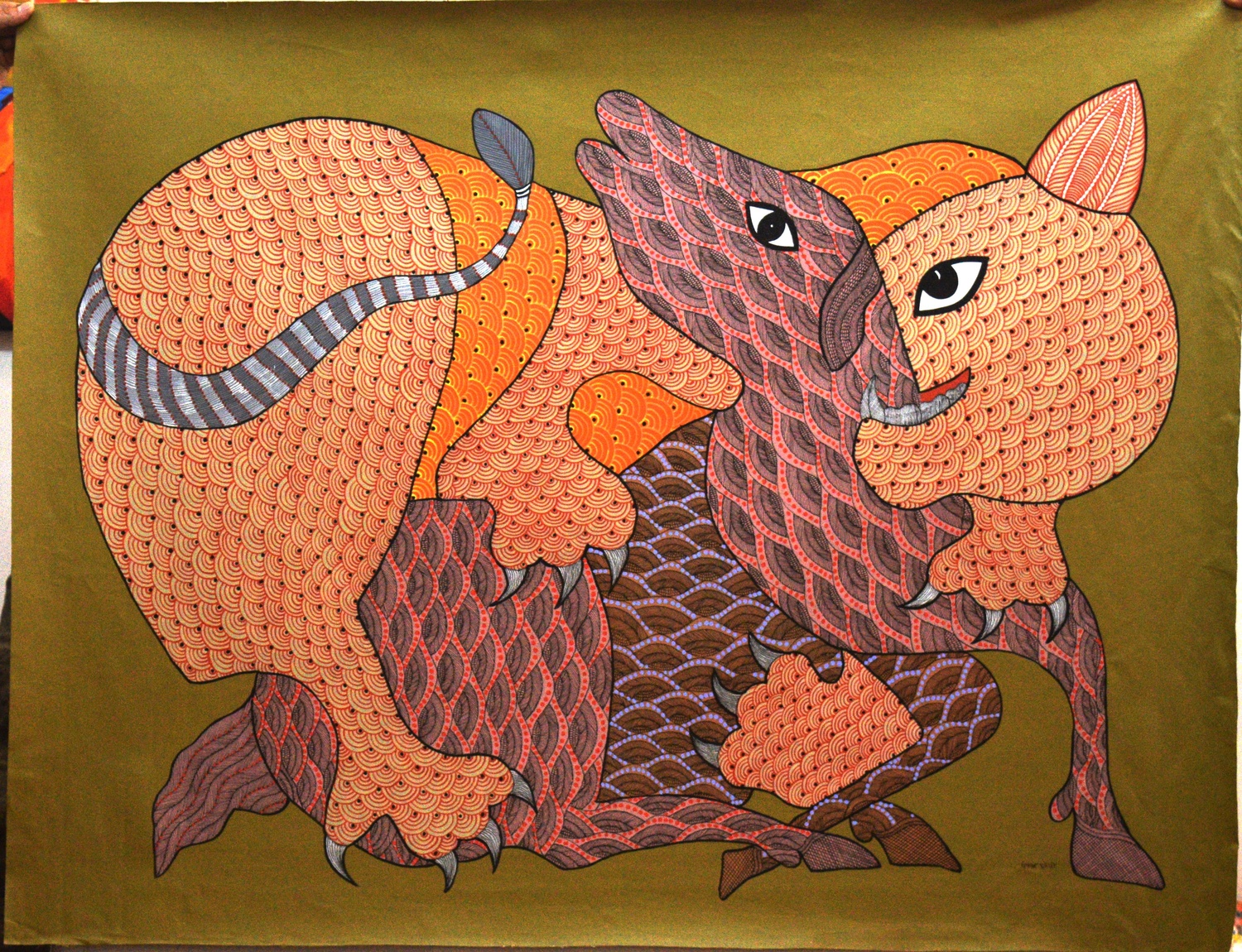 <span>Exhibition- Gond Pradhans of Patangarh: A Dynamic New Art Taking Roots</span>
