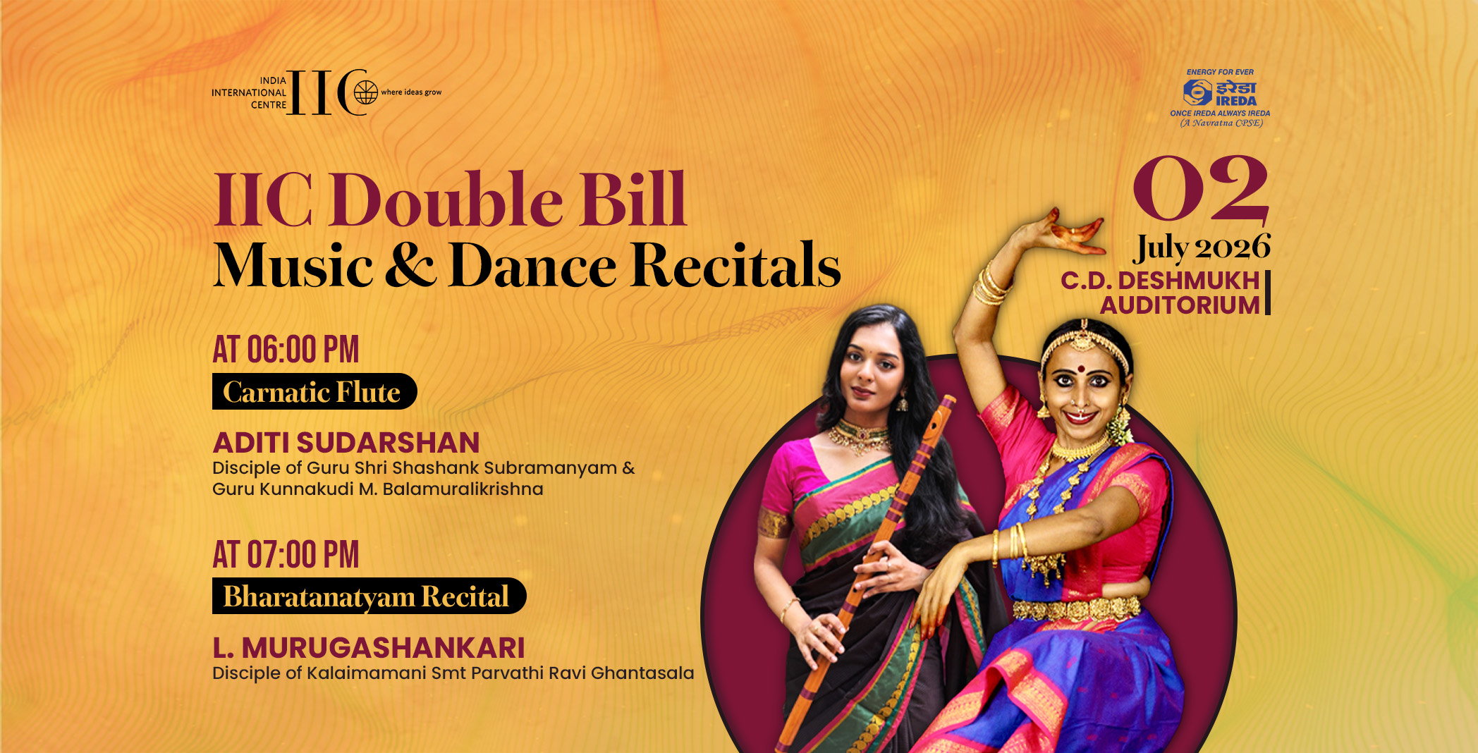 IIC Double Bill : Music…