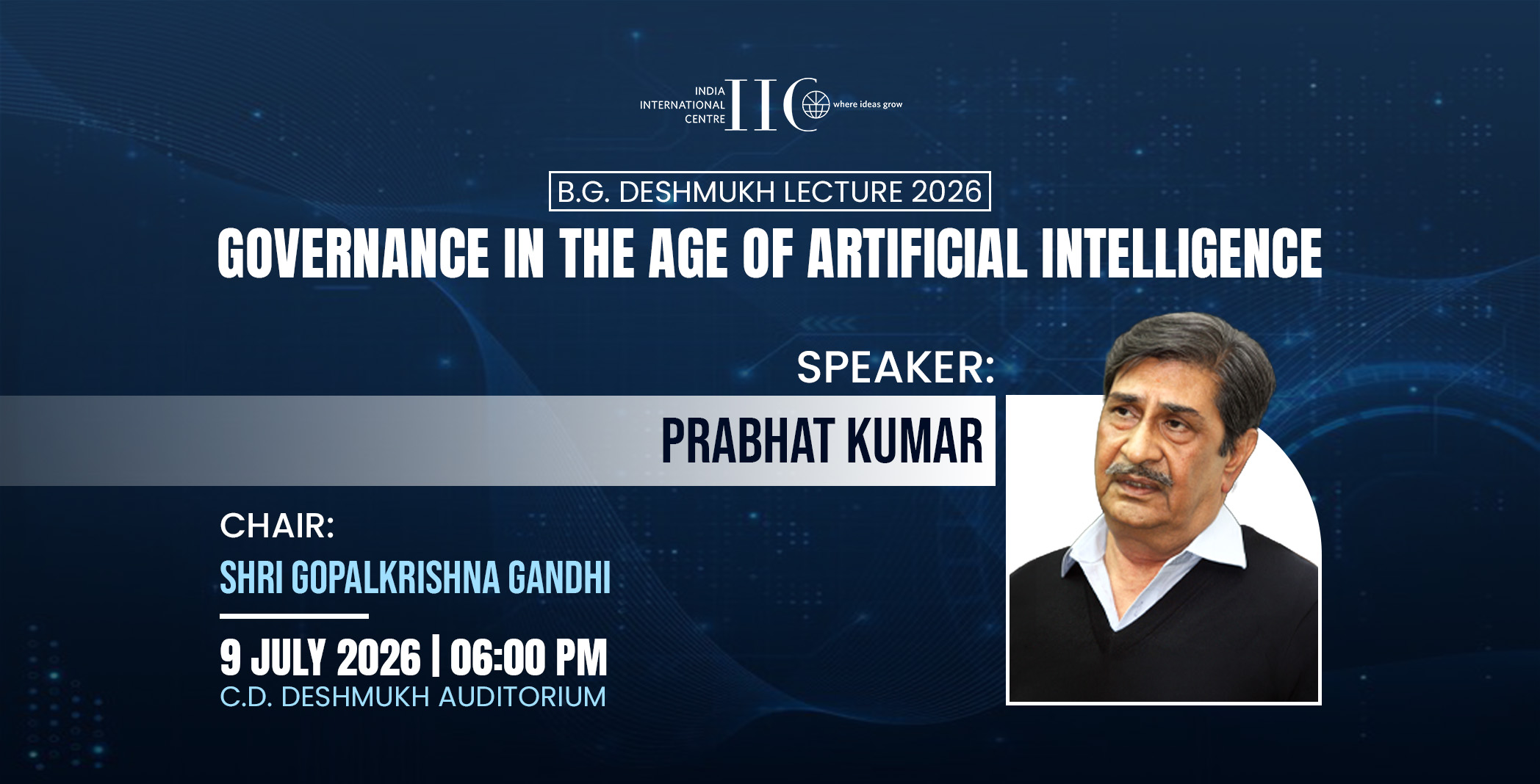 B.G DESHMUKH LECTURE 2026