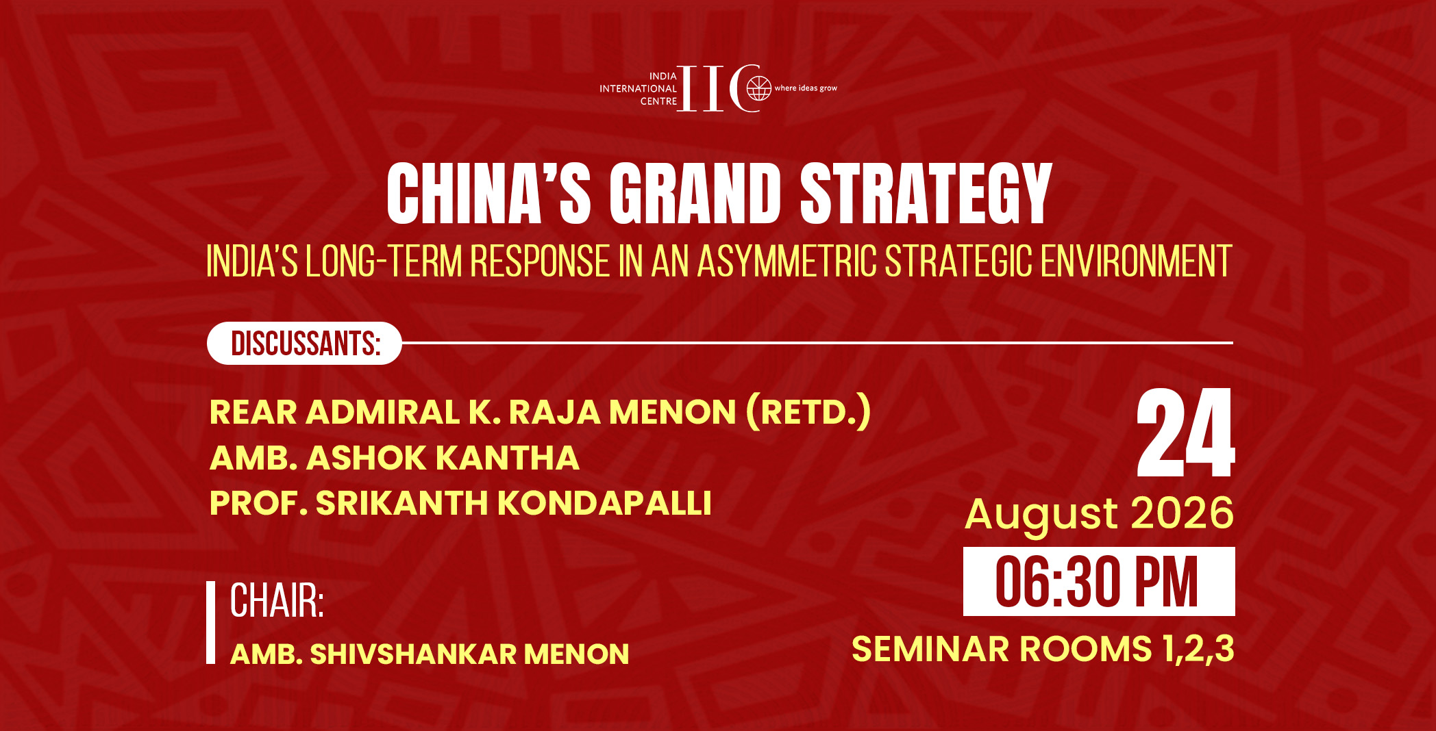 China’s Grand Strategy: India…