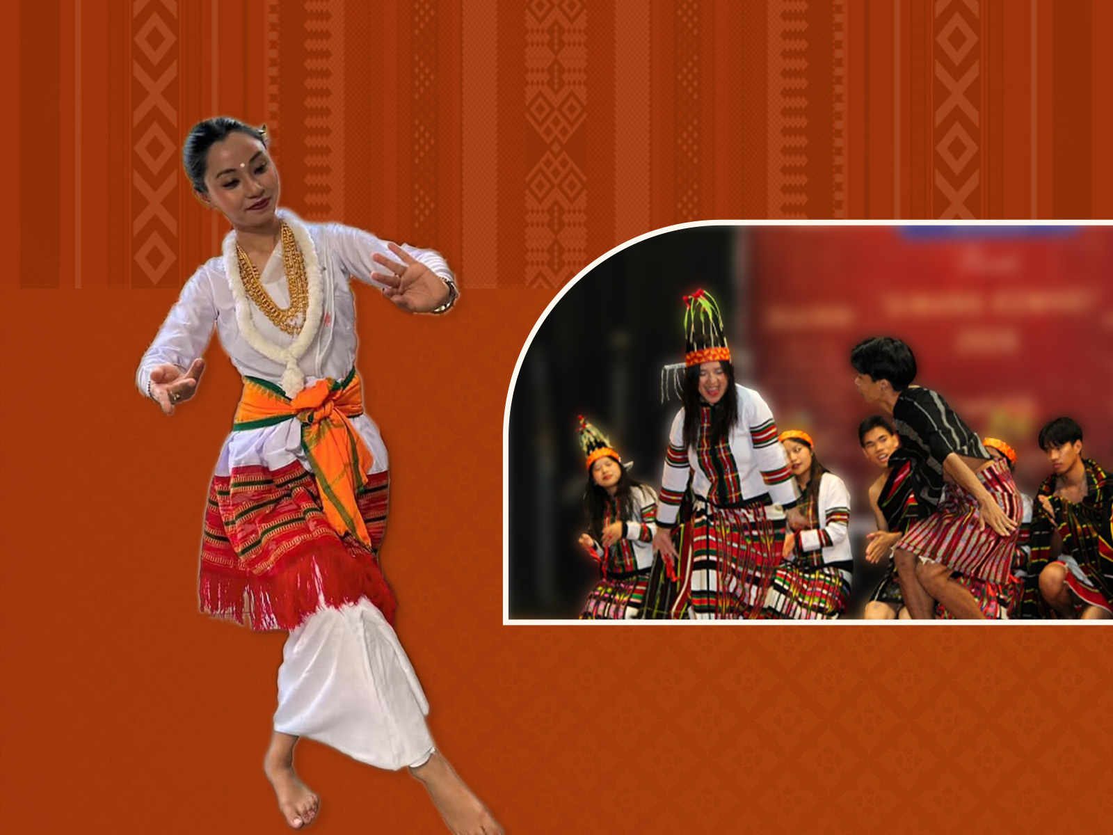 FOLK DANCE AND MUSIC PERFORMANCE - Echoes of Mizoram and Manipuri Tradition