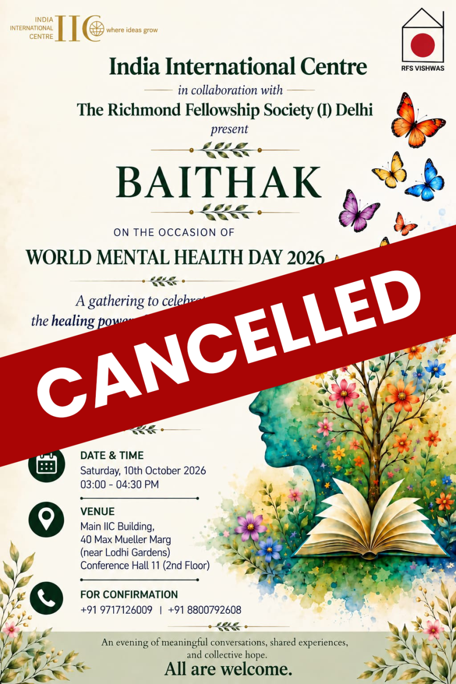  Cancelled-Baithak -  On the Occasion of World Mental Health Day 2026