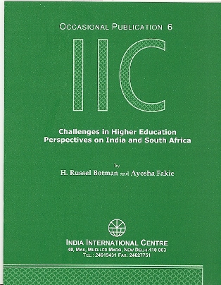 Challenges in Higher Education Perspectives on India and South Africa (OP 6)