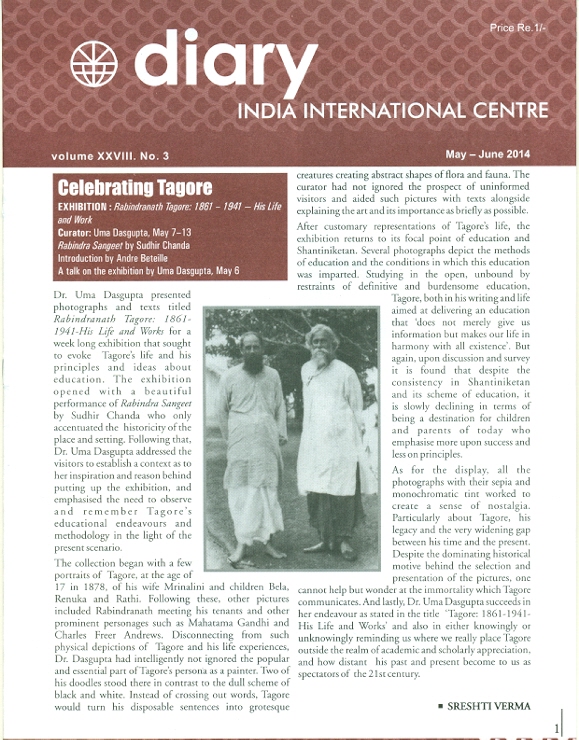 IIC Diary (May-June 2014)
