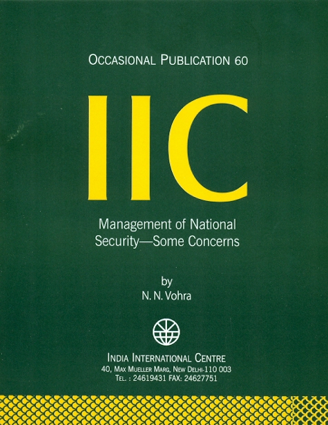 Management of National Security—Some Concerns (OP 60)