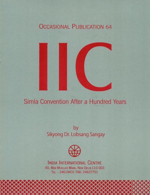 Simla Convention After a Hundred Years (OP 64)