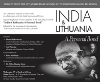 Celebrating 25 years of Indo-Lithuanian Diplomatic Relations