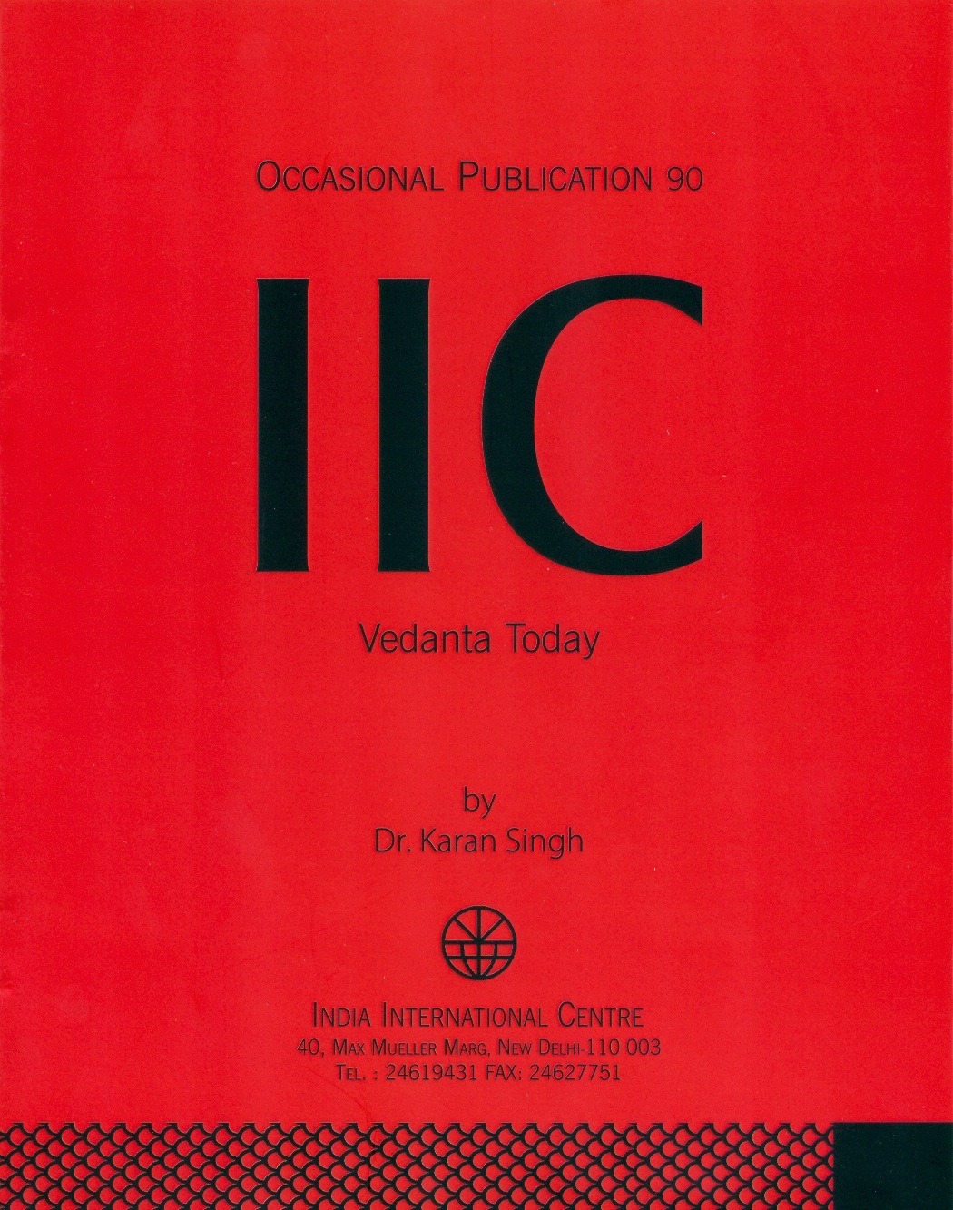 Vedanta Today (OP 90)