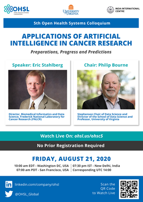 Live webcast on 5th IIC/Open Health Systems Colloquium