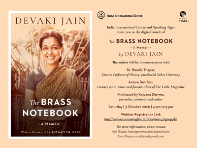 Digital launch of The Brass Notebook: A Memoir