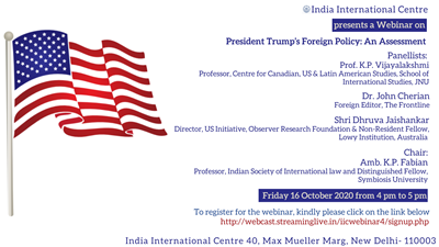 President Trump’s Foreign Policy: An Assessment