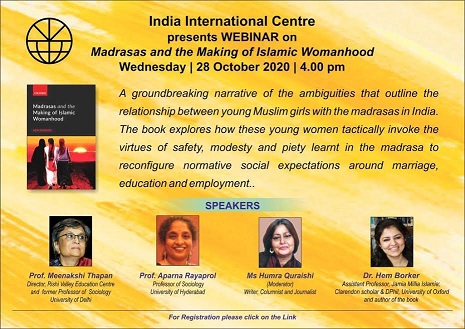 Book Discussion- 'Madrasas and the Making of Islamic Womanhood'