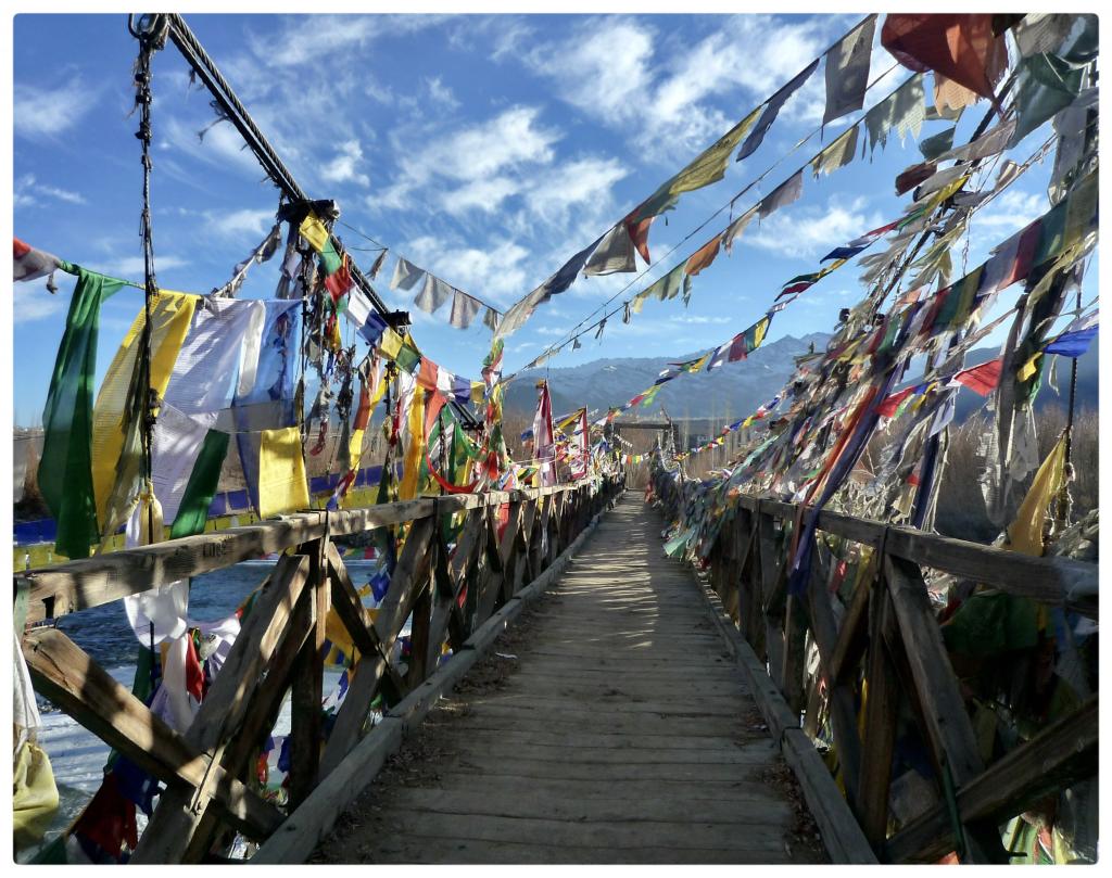     Two Banks Of a River- The Indus In Ladakh