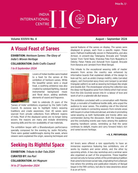 IIC Diary (August-September 2024)