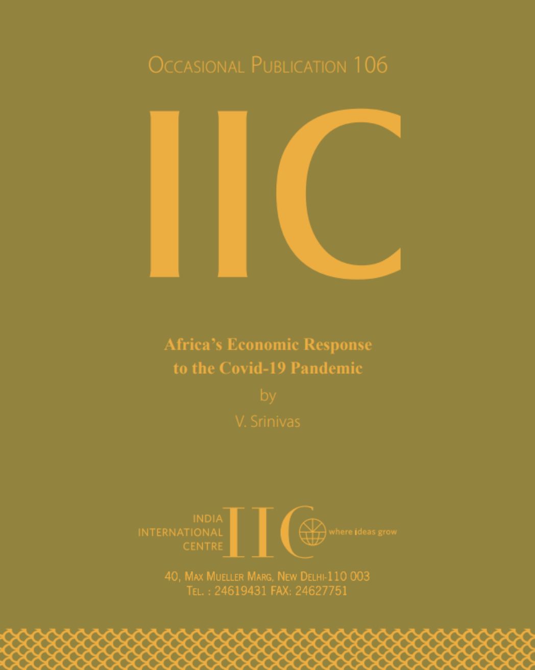 Africa's Economic Response to the Covid-19 Pandemic (OP 106)