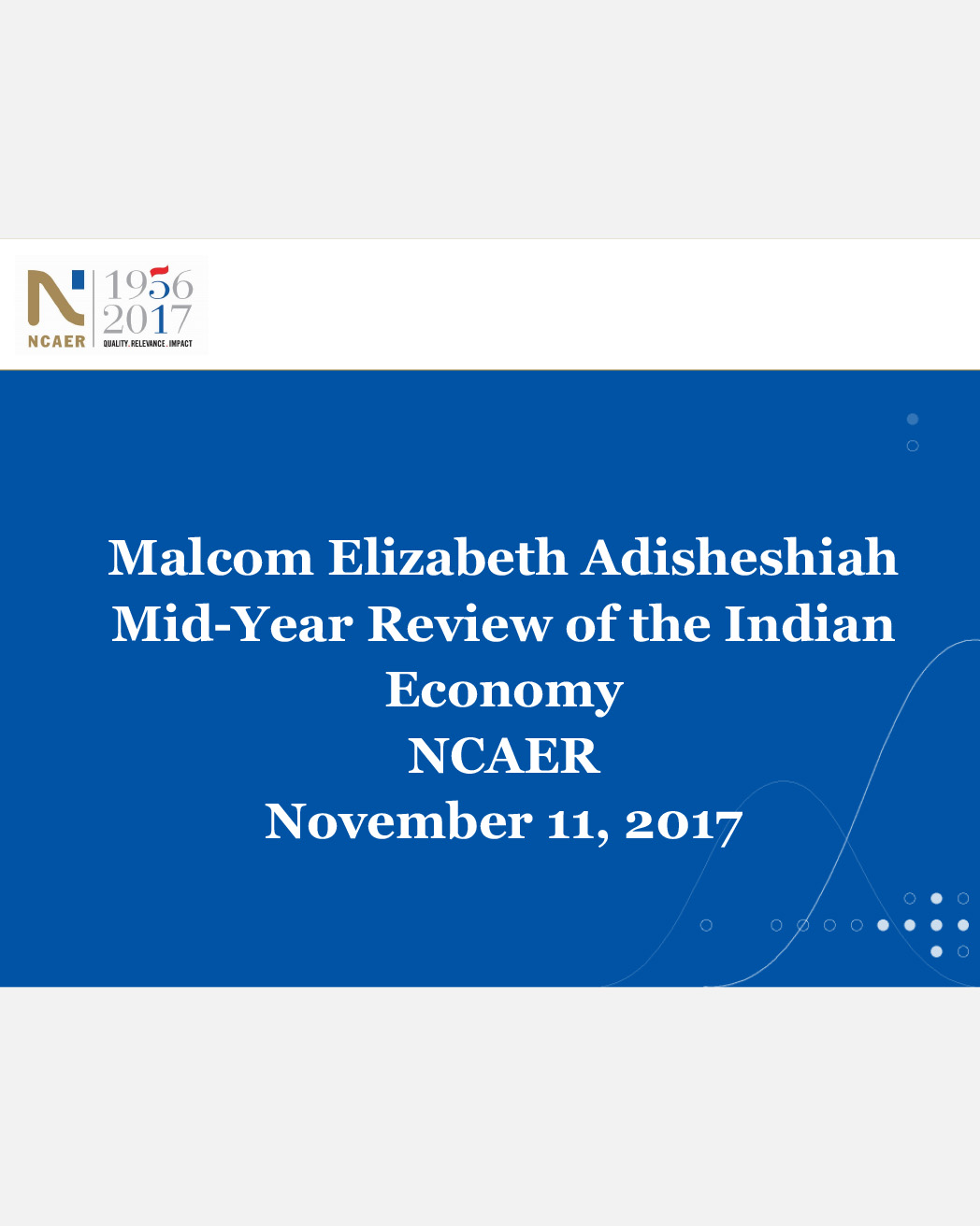 Mid-Year Review 2017-18