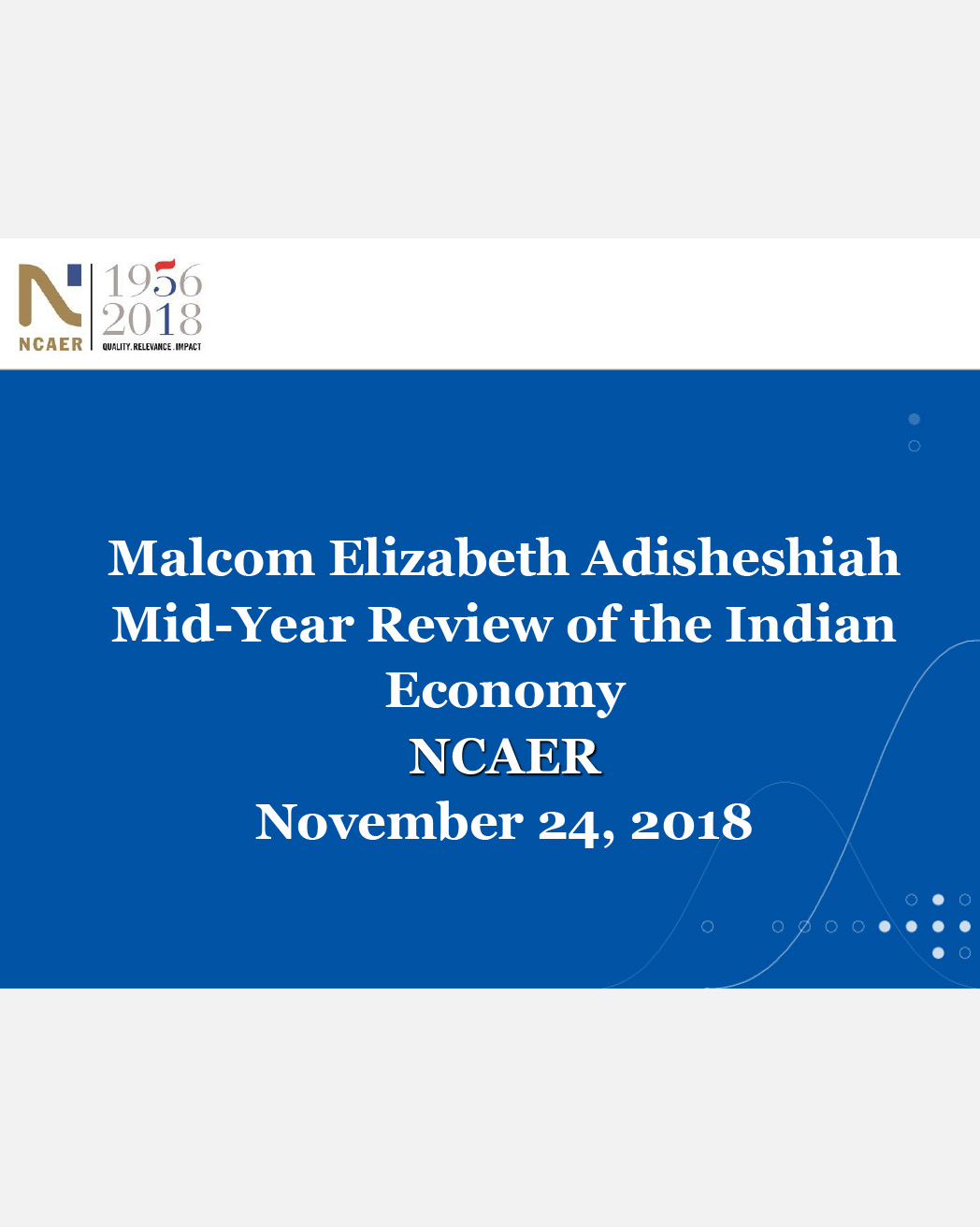 Mid-Year Review 2018-19
