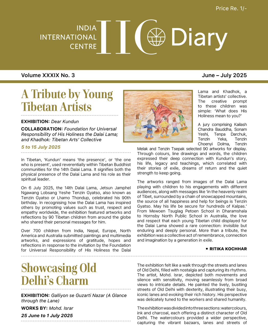 IIC Diary (June-July 2025)